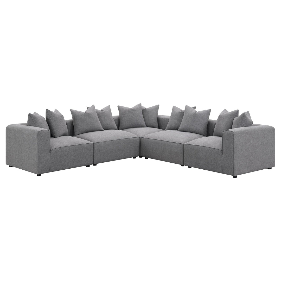 Coaster Furniture 551594 Jennifer Upholstered Armless Chair Grey