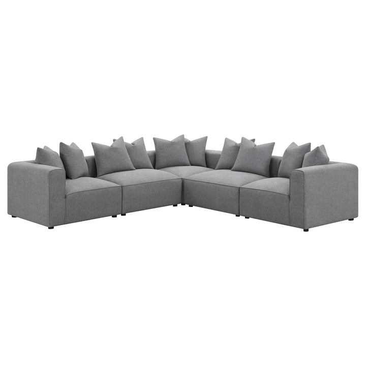 Coaster Furniture 551594 Jennifer Upholstered Armless Chair Grey