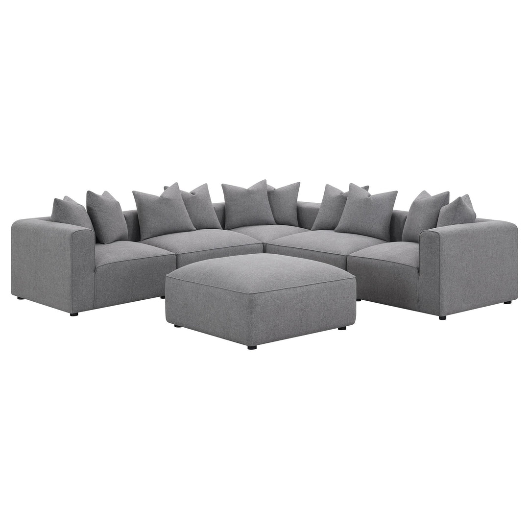 Coaster Furniture 551594 Jennifer Upholstered Armless Chair Grey