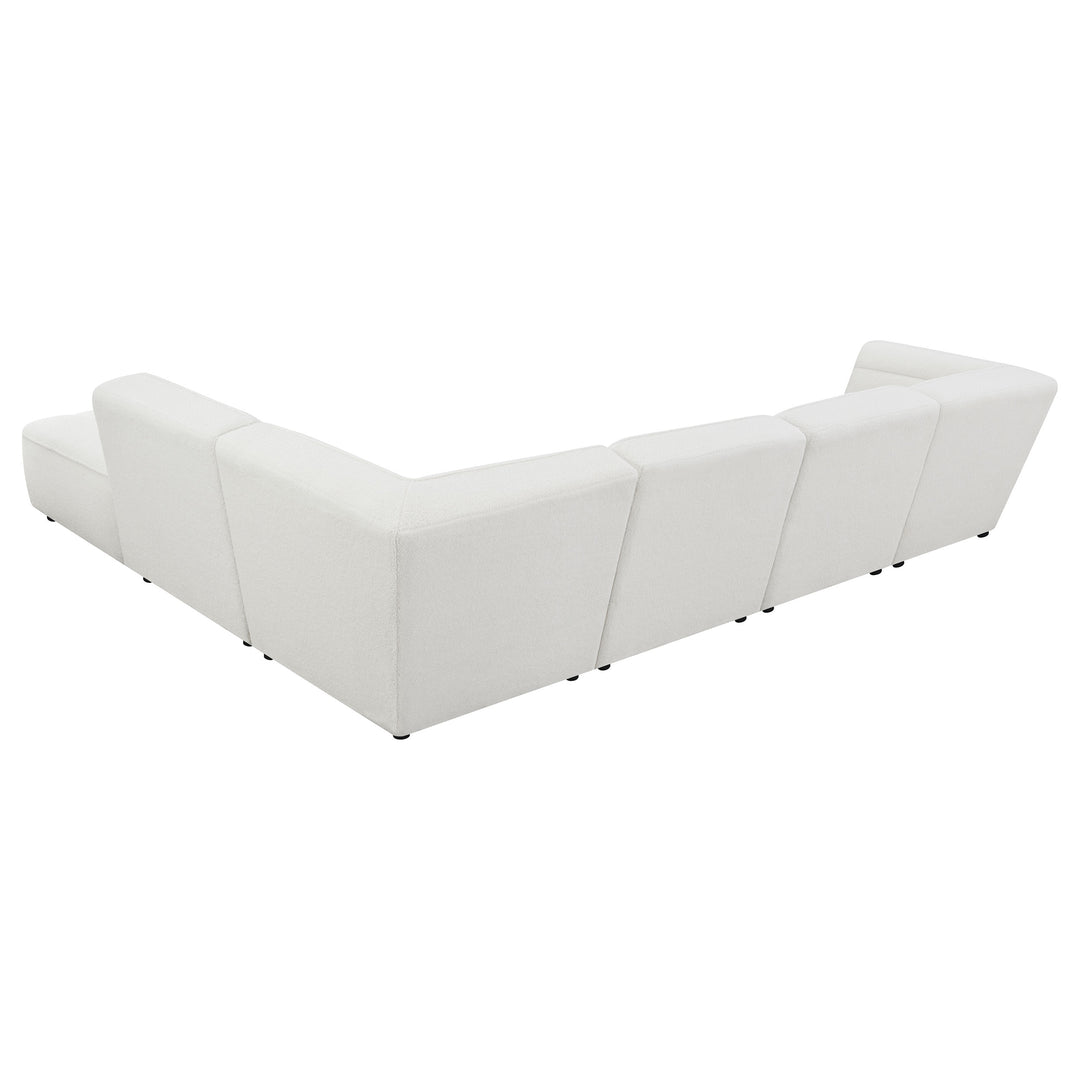 Sunny - 6 Piece Upholstered Modular Sectional Sofa - Natural