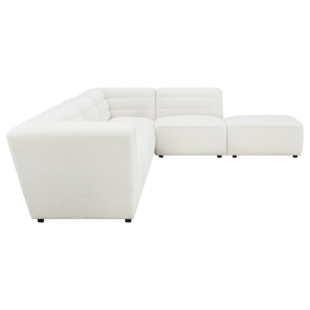 Sunny - 6 Piece Upholstered Modular Sectional Sofa - Natural