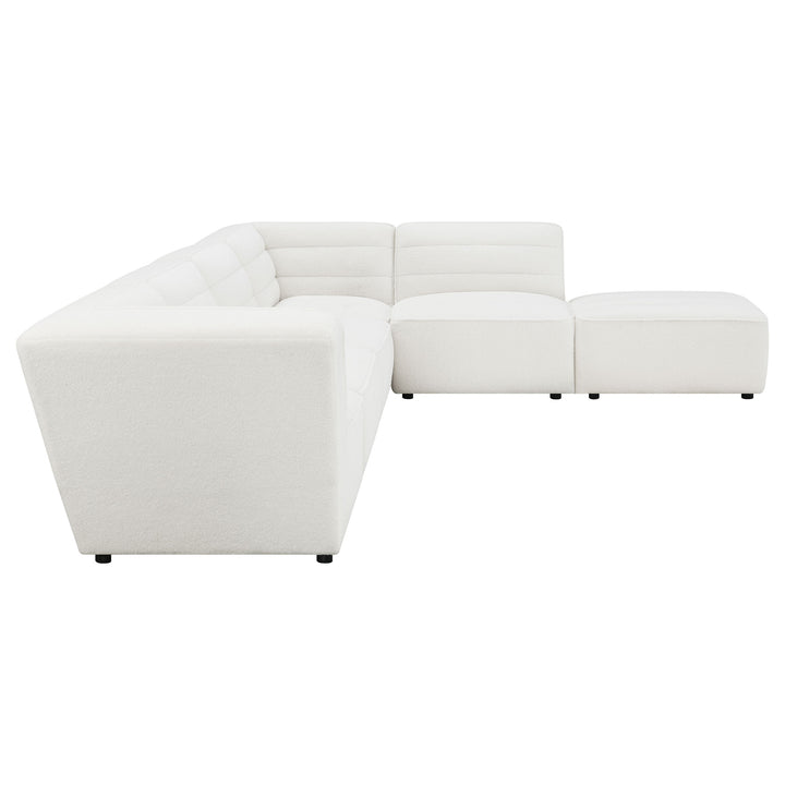 Sunny - 6 Piece Upholstered Modular Sectional Sofa - Natural