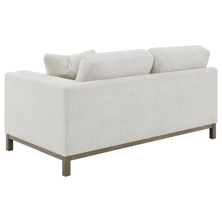Coaster Furniture 551777 Geneva Boucle Upholstered Sectional Chaise Sofa Sand