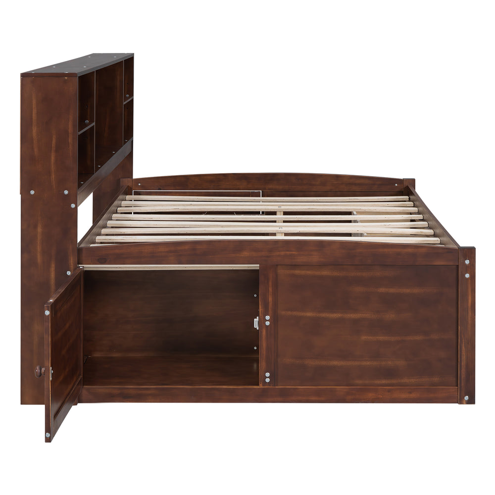 wooden-captain-bed-with-built-in-storage-shelves-4-drawers-and-2-cabinets-antique-brown-full-size