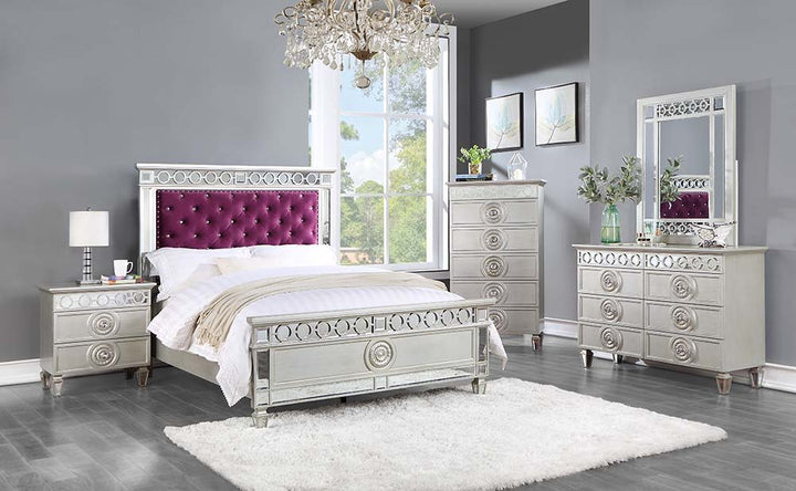 varian-twin-bed-burgundy-velvet-silver-mirrored