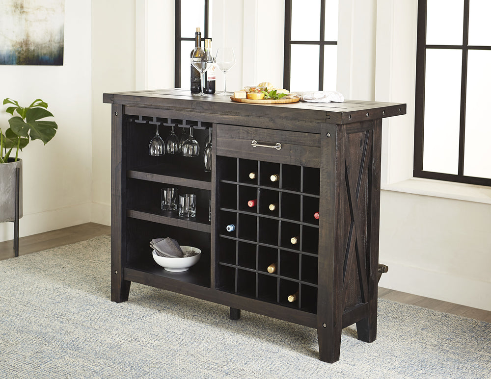 Modus Furniture 7Yc963 Yosemite Solid Wood Bar Table In Cafe