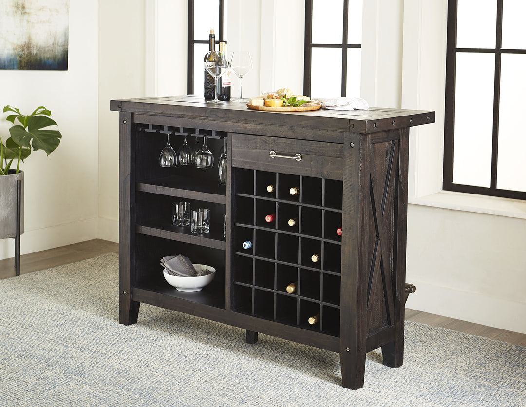 Modus Furniture 7Yc963 Yosemite Solid Wood Bar Table In Cafe