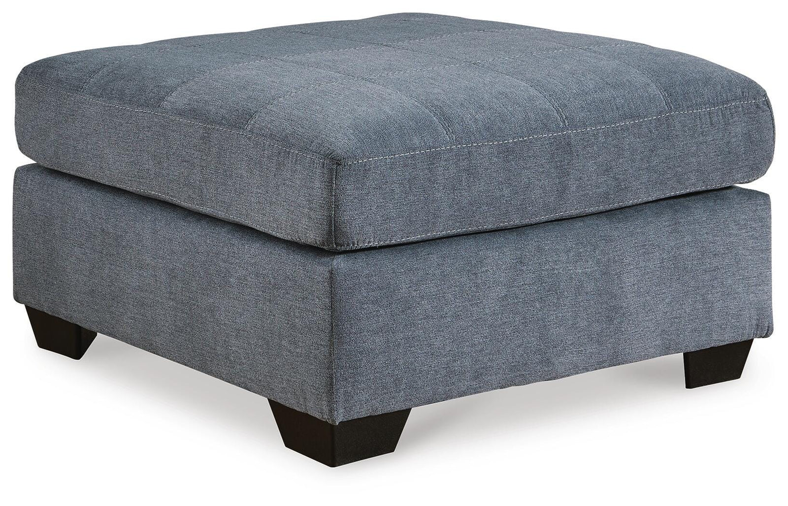 Marleton Oversized Accent Ottoman - Blue (1)