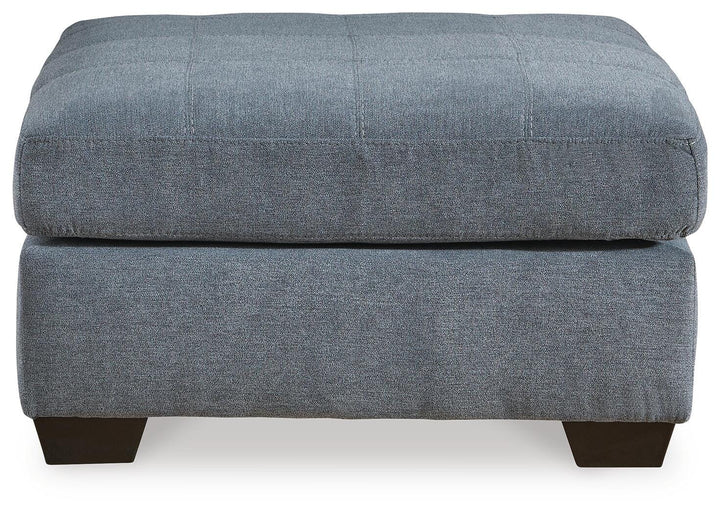 Marleton Oversized Accent Ottoman - Blue (3)
