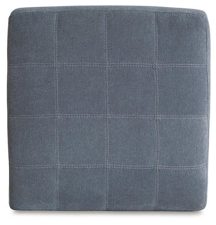 Marleton Oversized Accent Ottoman - Blue (4)