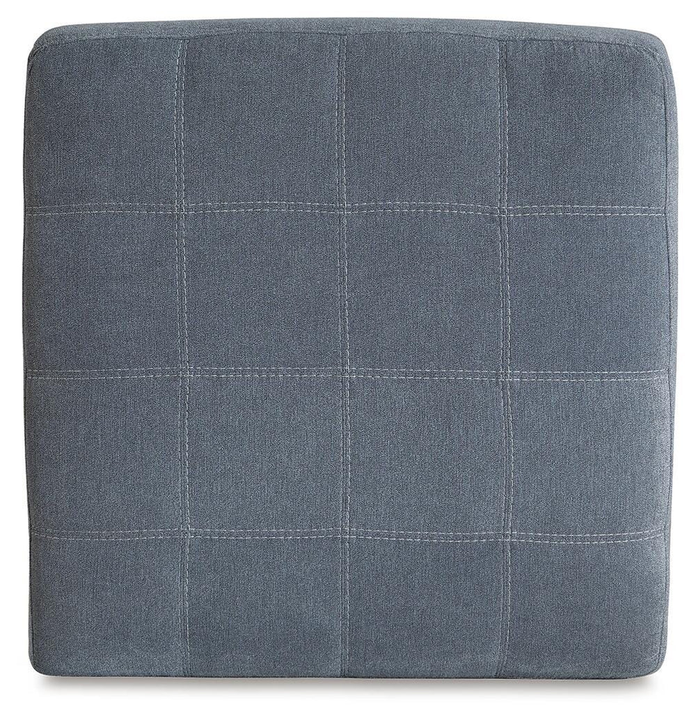 Marleton Oversized Accent Ottoman - Blue (4)