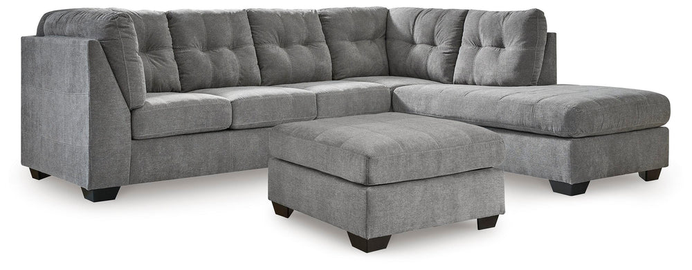 Marleton 2-Piece Sectional and Ottoman (1)