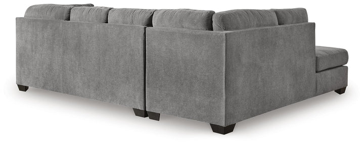 Marleton 2-Piece Sleeper Sectional with Chaise - Gray (3)