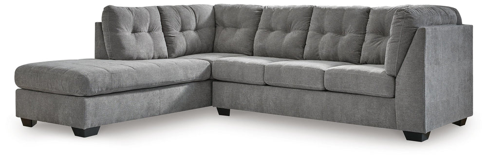 Marleton 2-Piece Sectional with Chaise - Gray (1)