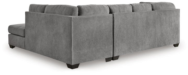 Marleton 2-Piece Sleeper Sectional with Chaise - Gray (3)