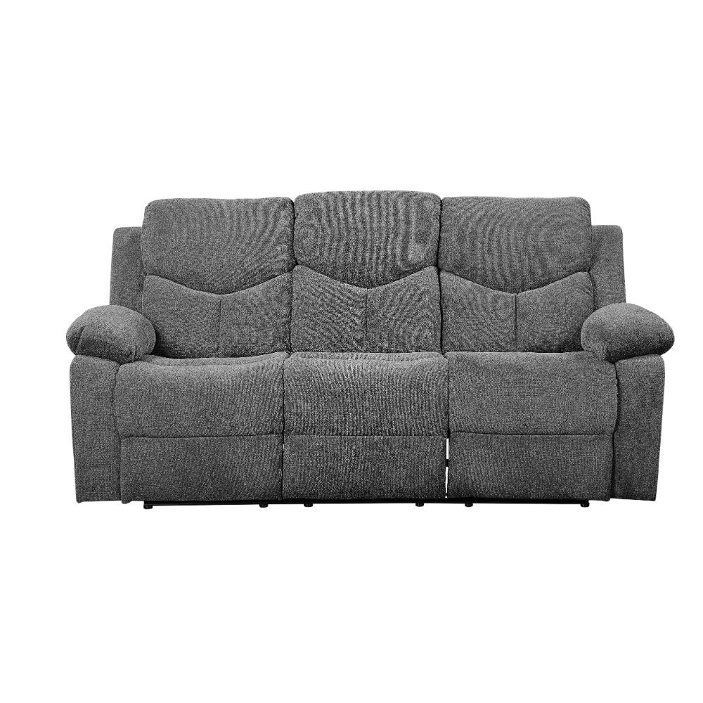 Kalen Motion Sofa in Gray Chenille