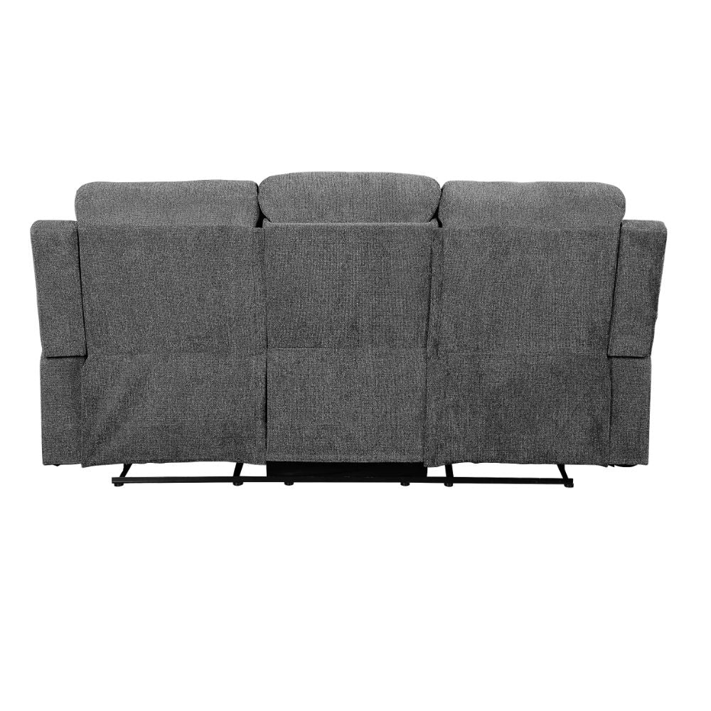 Kalen Motion Sofa in Gray Chenille