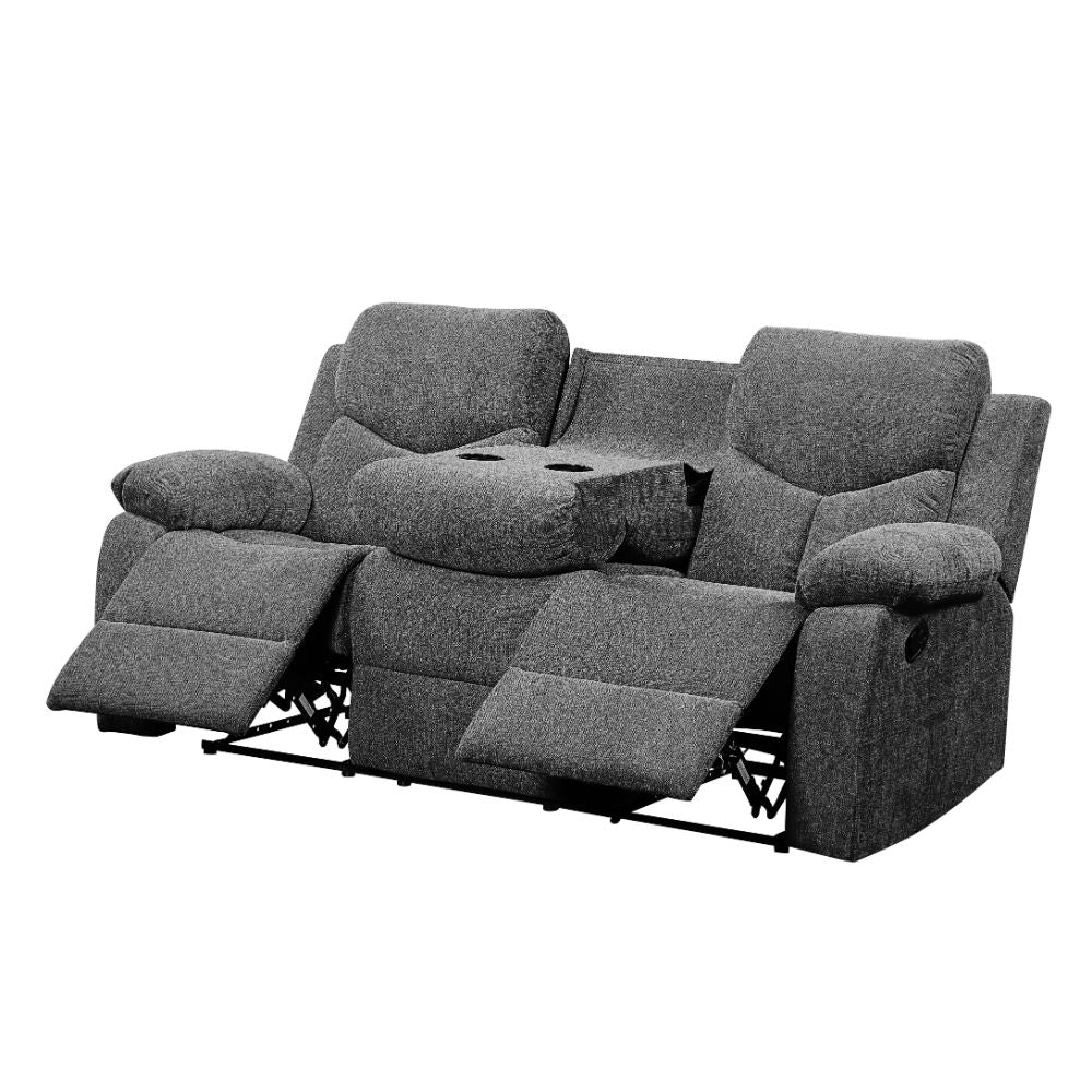 Kalen Motion Sofa in Gray Chenille