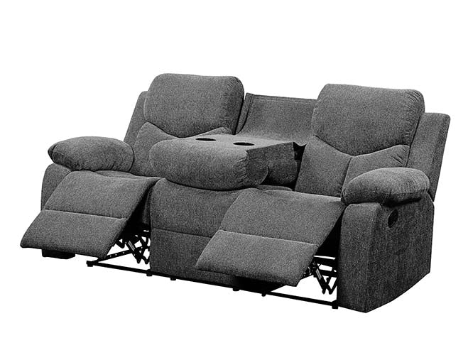 Kalen Motion Sofa in Gray Chenille