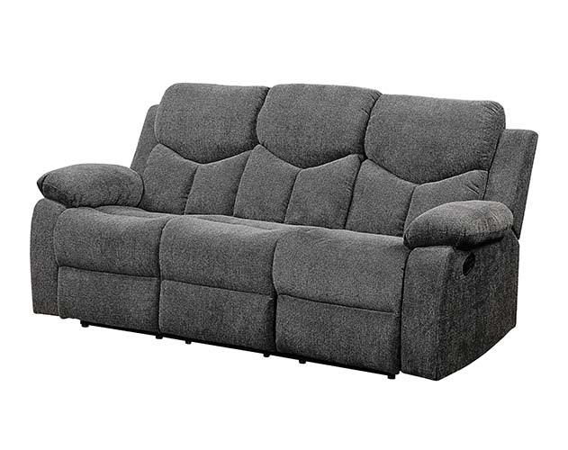 Kalen Motion Sofa in Gray Chenille
