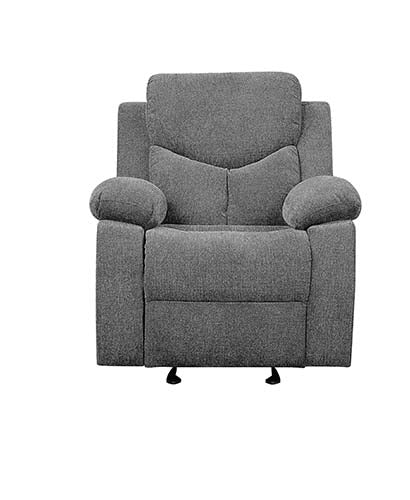 Kalen Motion Glider Recliner - Gray Chenille