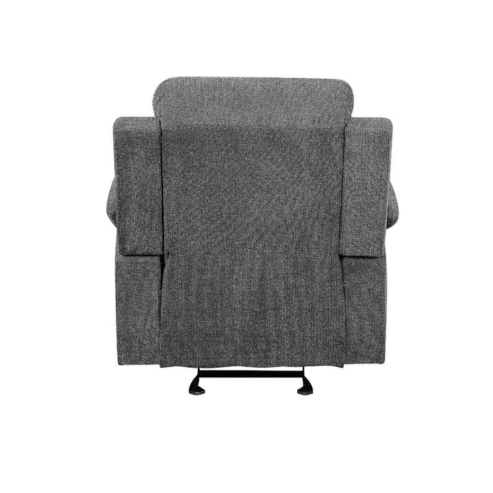 Kalen Motion Glider Recliner - Gray Chenille