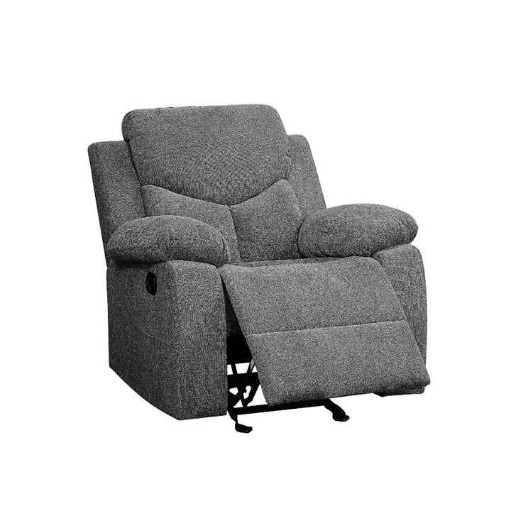 Kalen Motion Glider Recliner - Gray Chenille