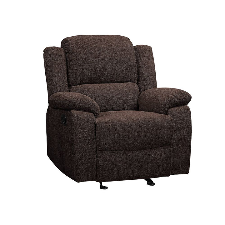 Madden Motion Glider Recliner in Brown Chenille