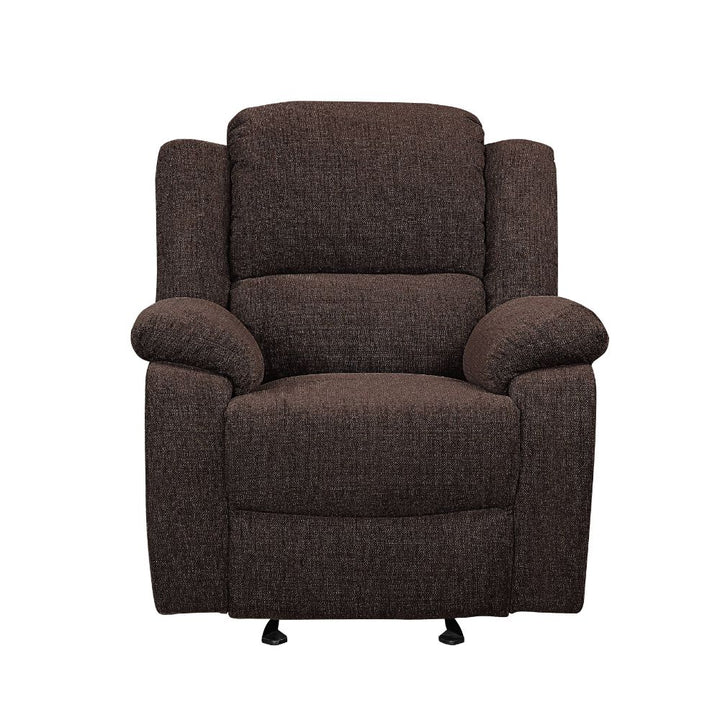 Madden Motion Glider Recliner in Brown Chenille