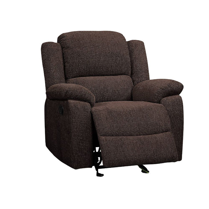 Madden Motion Glider Recliner in Brown Chenille