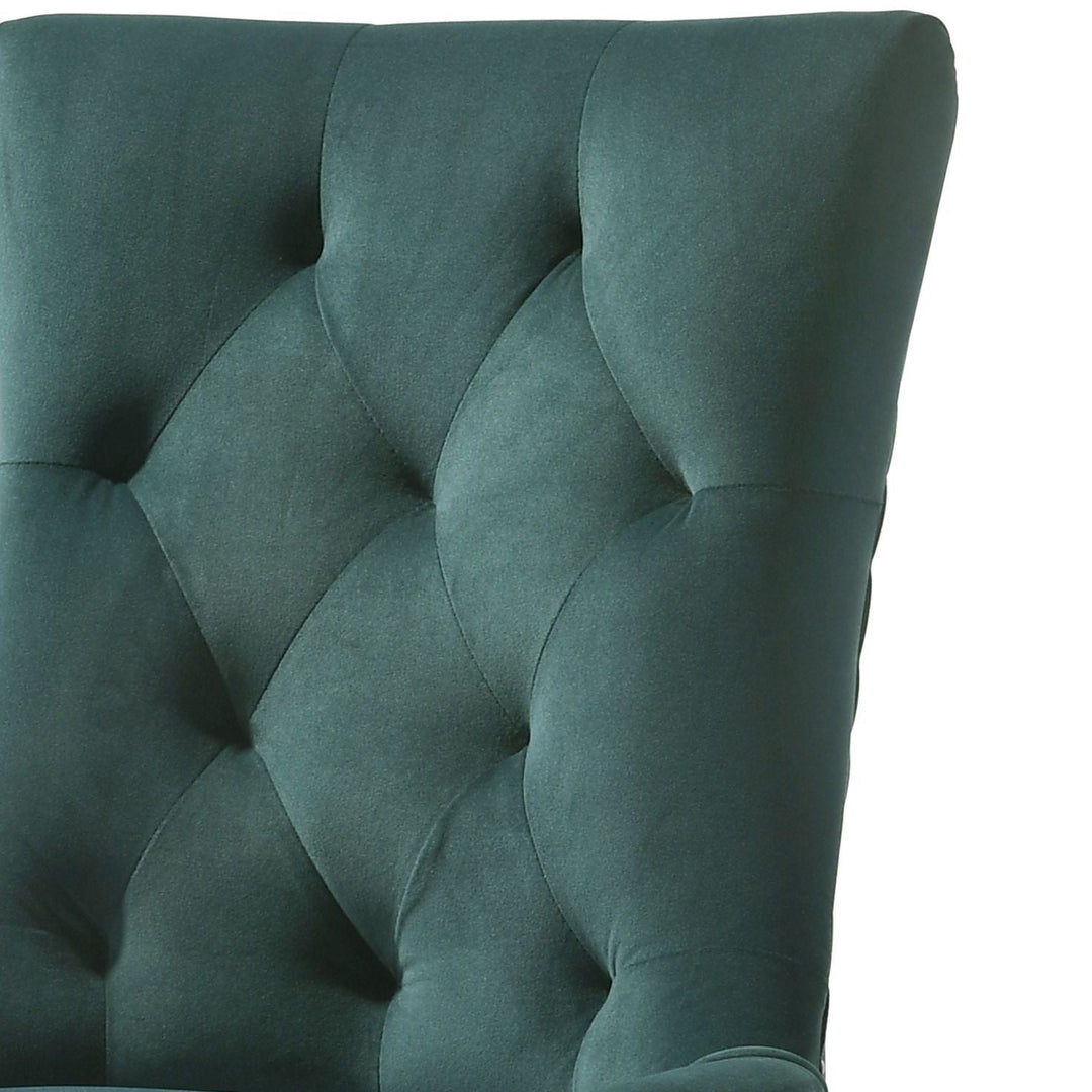 Farren - Velvet Weathered Side Chair (Set of 2) - Green