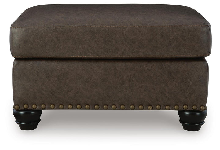 Roxmere Ottoman - Dark Brown (3)