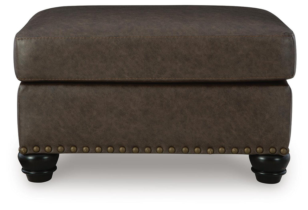 Roxmere Ottoman - Dark Brown (3)