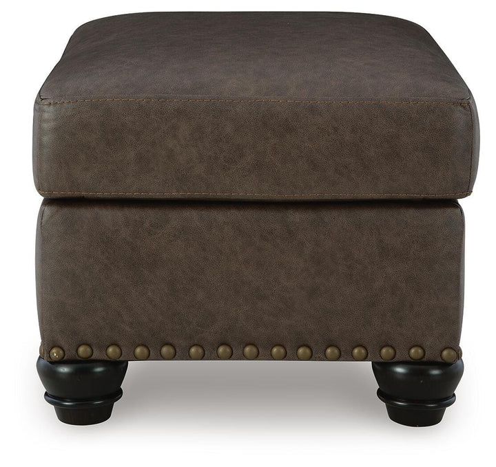 Roxmere Ottoman - Dark Brown (4)