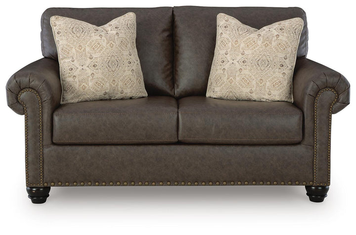 Roxmere Loveseat - Dark Brown (3)