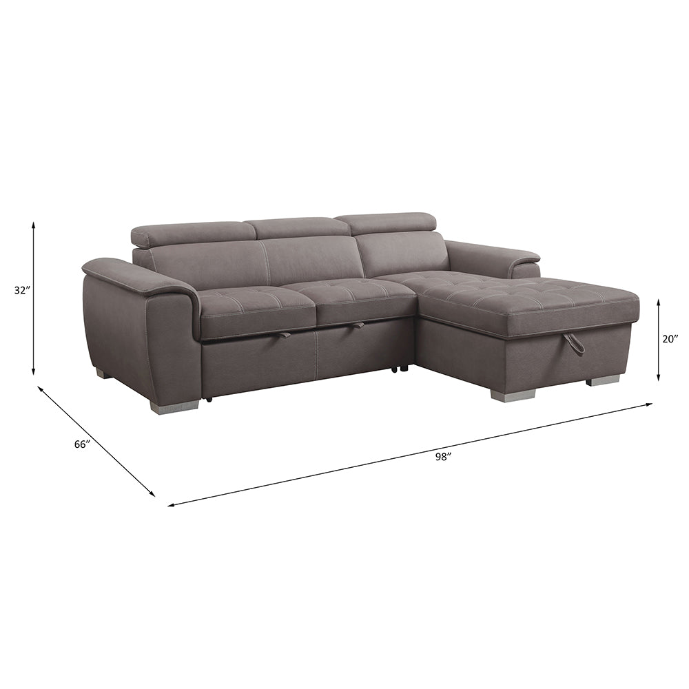 Haruko Sectional Sofa with Storage