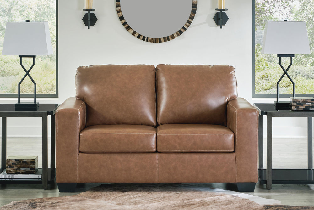 Bolsena Loveseat - Caramel (2)