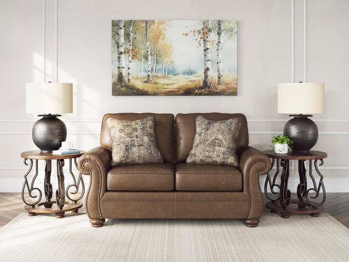 Chasemore Loveseat - Dark Brown (2)