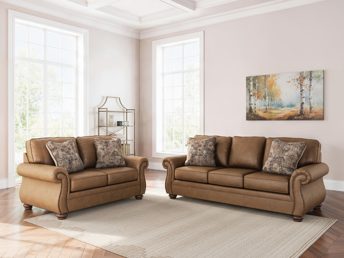 Chasemore Sofa and Loveseat - Earth (2)