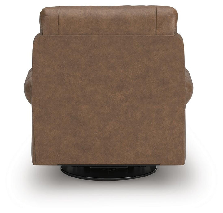Chasemore Swivel Glider Recliner - Dark Brown (6)