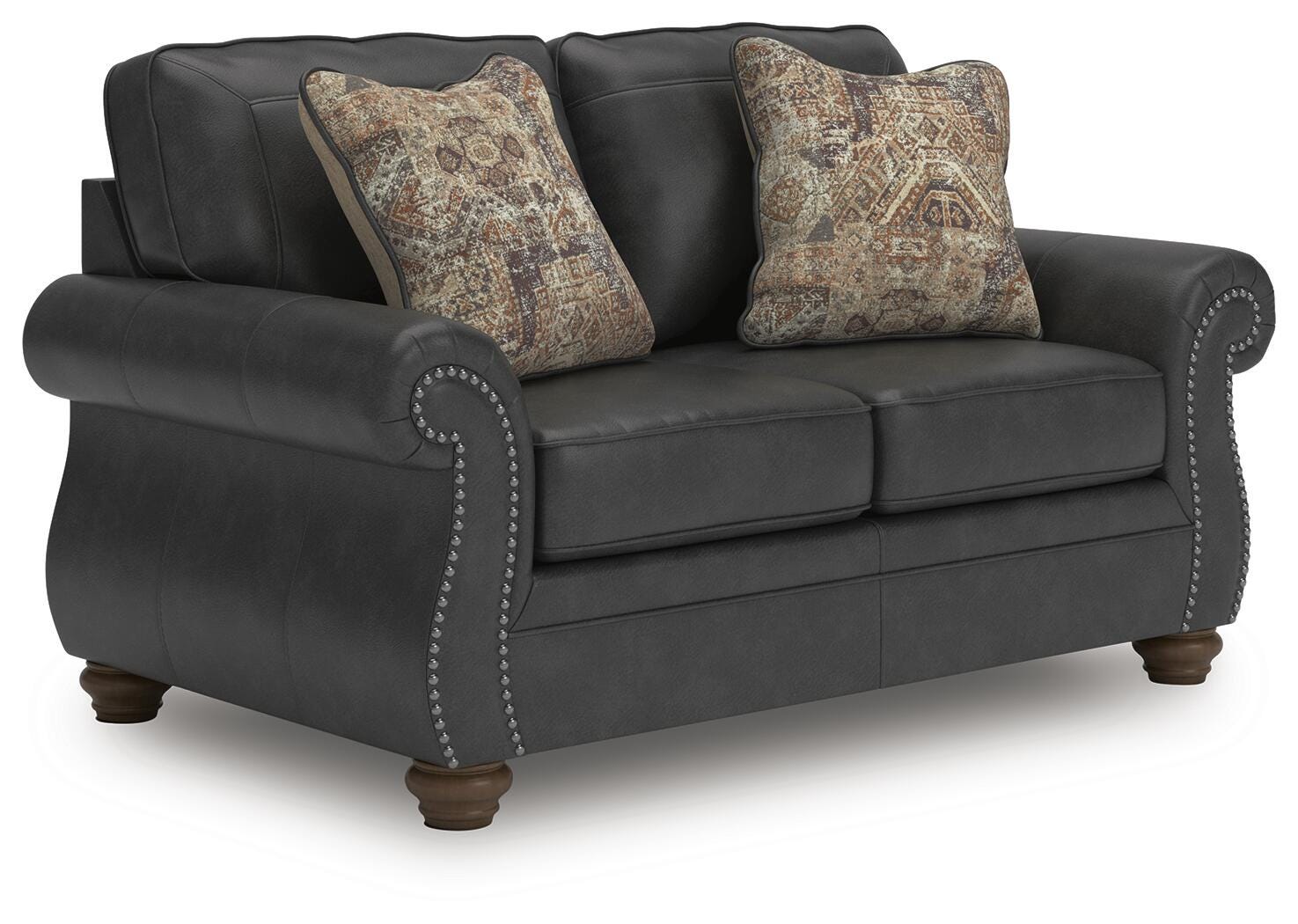 Chasemore Loveseat - Dark Gray (1)