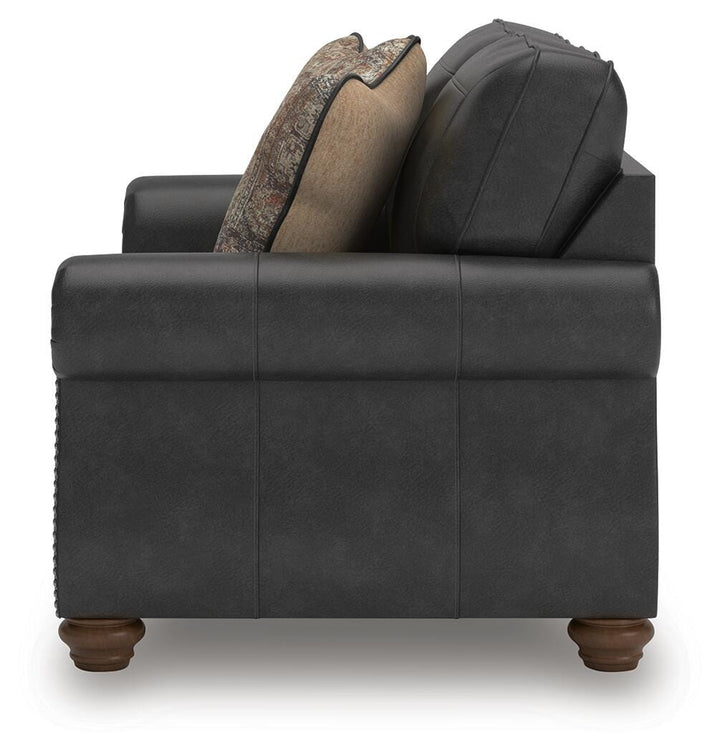 Chasemore Loveseat - Dark Gray (7)