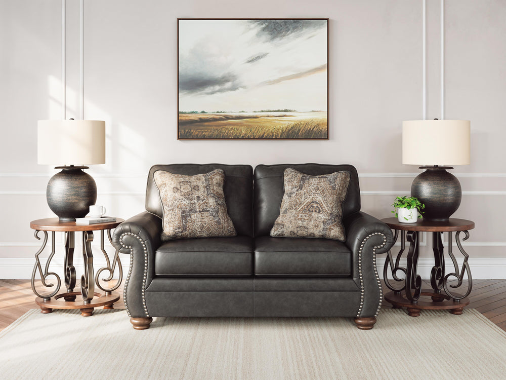 Chasemore Loveseat - Dark Gray (2)