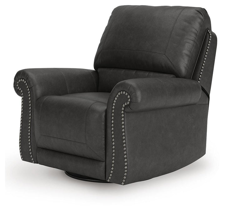 Chasemore Swivel Glider Recliner - Dark Gray (5)