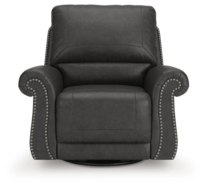 Chasemore Swivel Glider Recliner - Dark Gray (4)