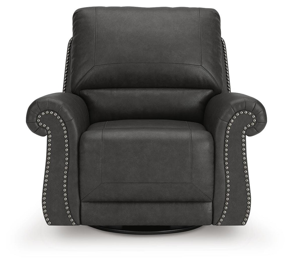 Chasemore Swivel Glider Recliner - Dark Gray (4)