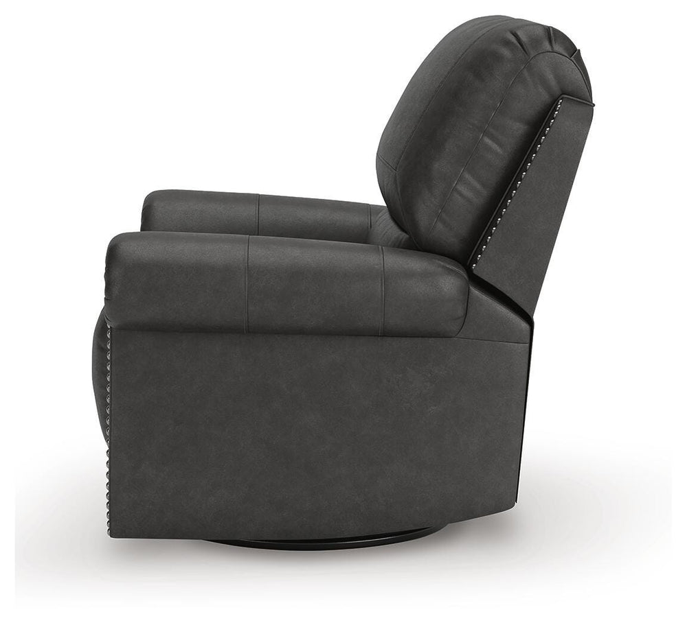 Chasemore Swivel Glider Recliner - Dark Gray (8)
