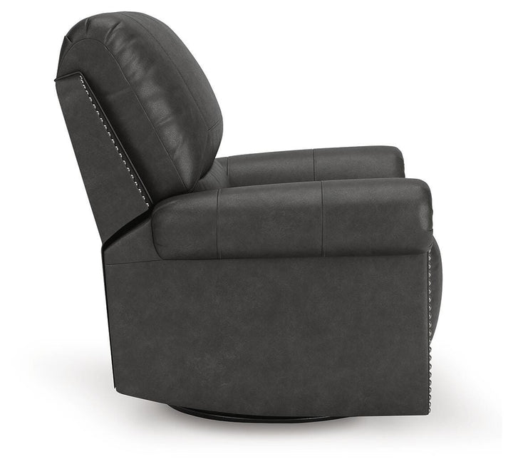 Chasemore Swivel Glider Recliner - Dark Gray (6)