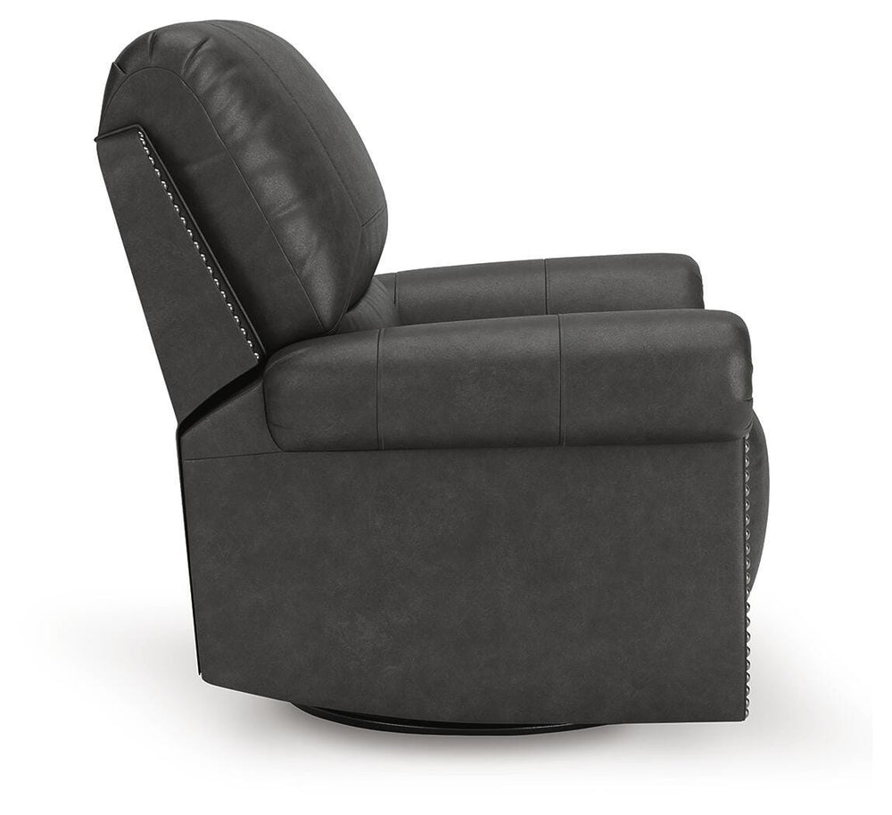 Chasemore Swivel Glider Recliner - Dark Gray (6)