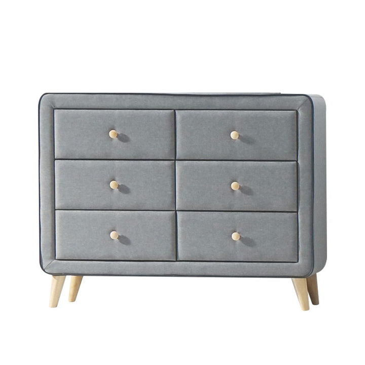 ACME Furniture Valda Dresser Light Gray Fabric